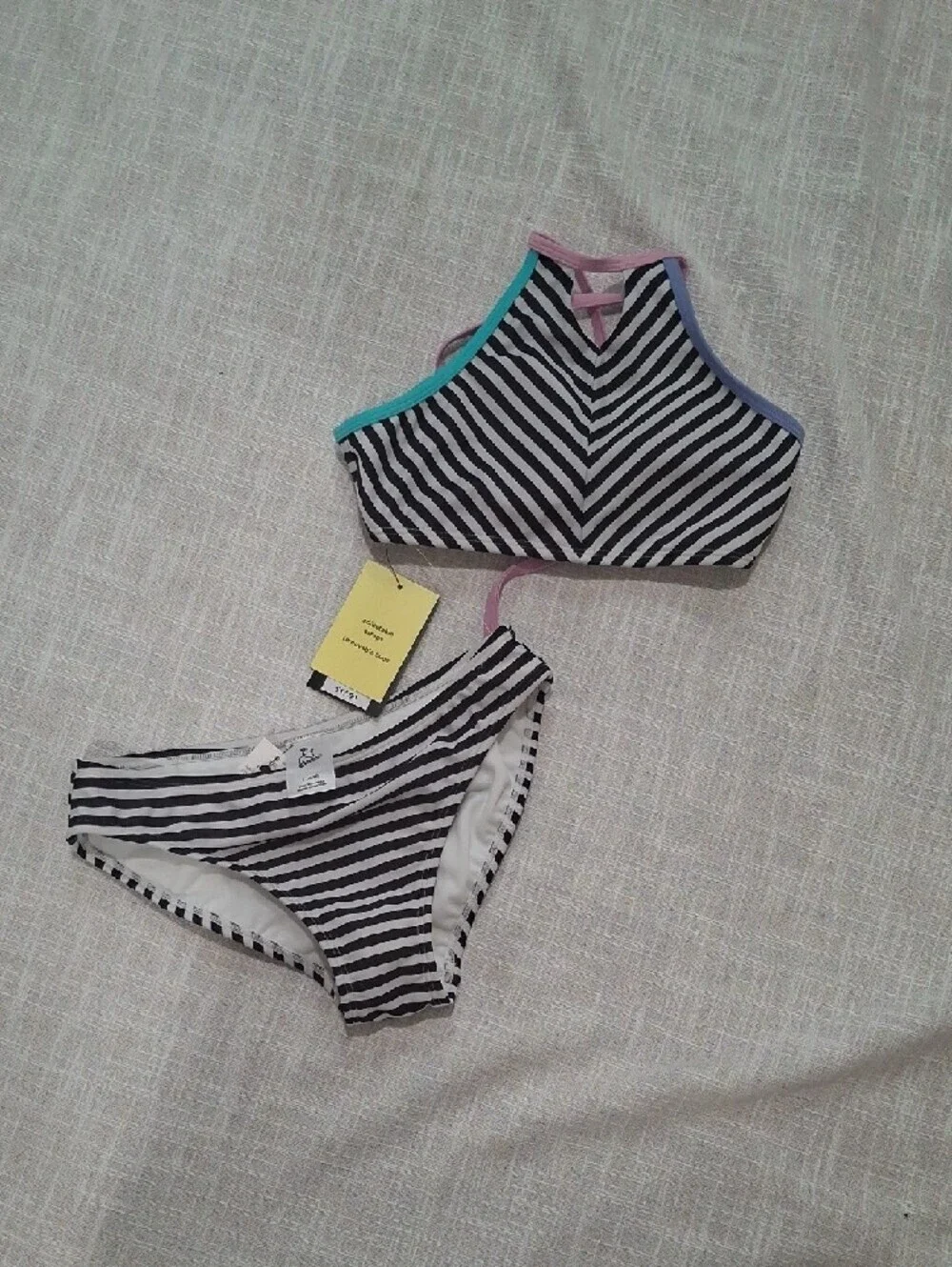 N.W.T art class Black and White Bikini Swimsuit  Size 10/12